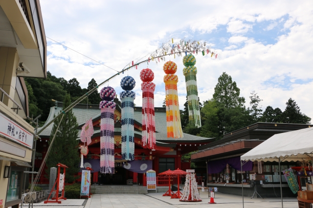 七夕の宮城縣護國神社（仙台七夕）
