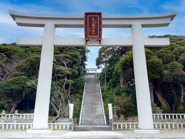 大洗磯崎神社の鳥居