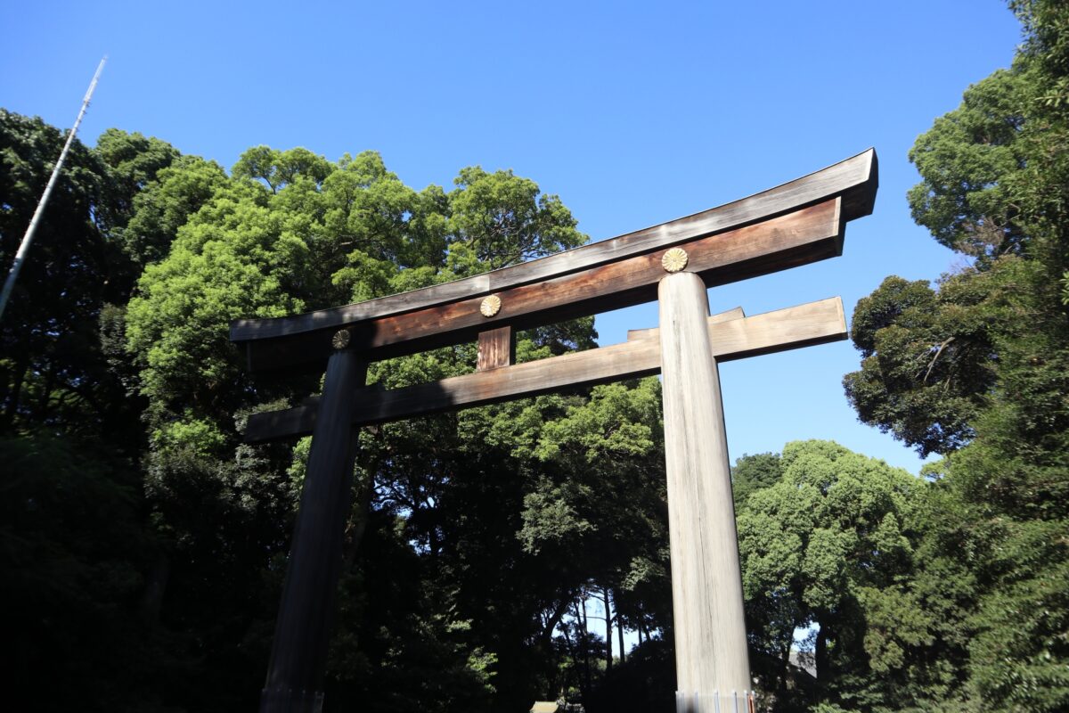 明治神宮の鳥居